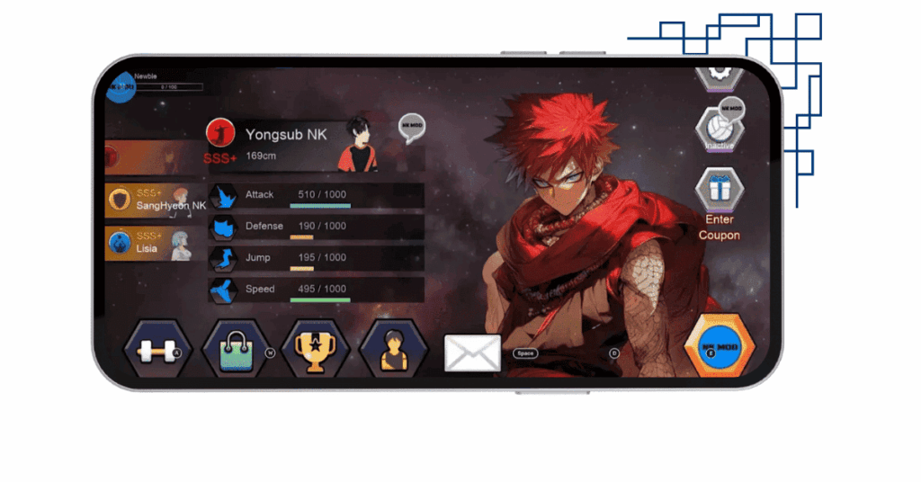 Download The Spike MOD APK 2025 v6.2.108 - Unlock All Characters Versi Terbaru 3 Unlocked characters in game